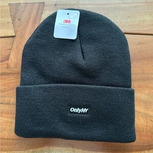 NWT OnlyNY knit beanie black
